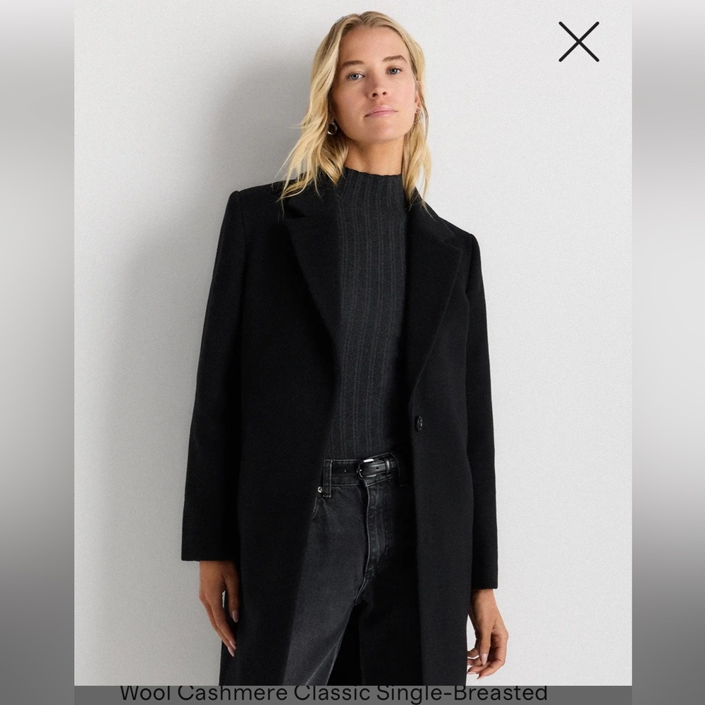 Quince Wool Cashmere Single-breasted Coat, NWT, Various